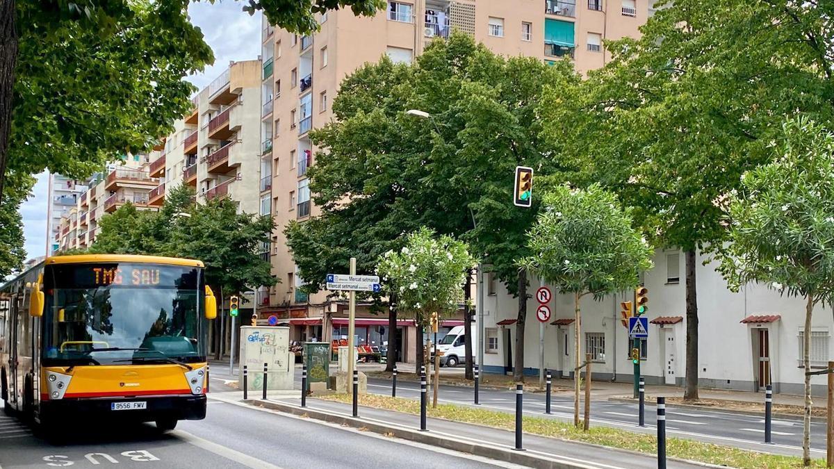 Carril bus BRCat de transport al tram de Països Catalans de Salt