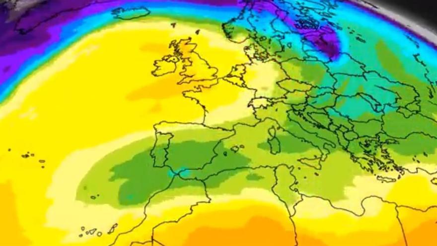 DANA invernal: ¿Hay amenaza de frío, lluvia y nieve en Aragón la próxima semana?