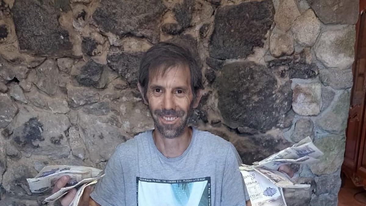 Antonio Piñeiro, el hombre que encontró 9 millones de pesetas.