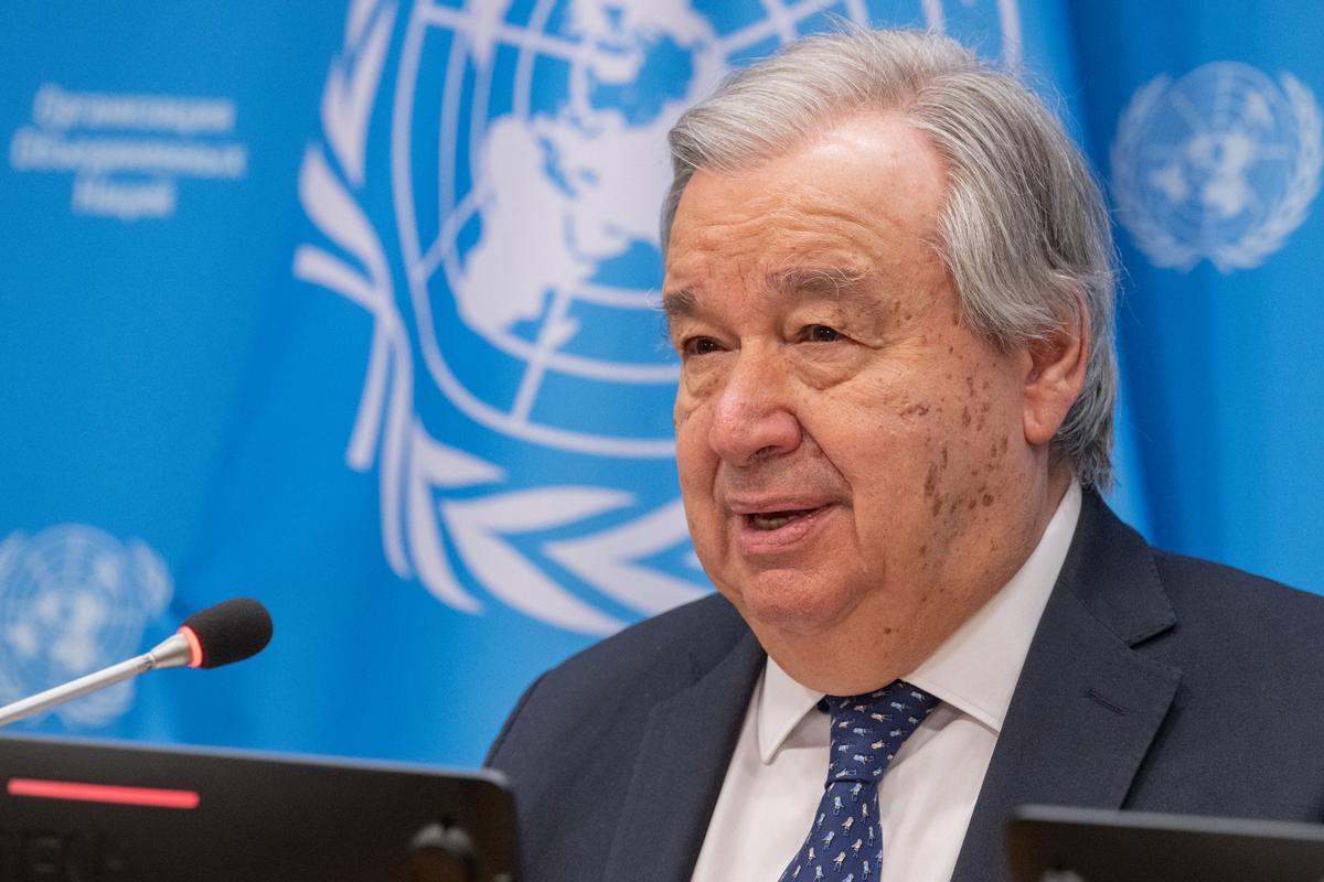 El secretario general de la ONU, António Guterres