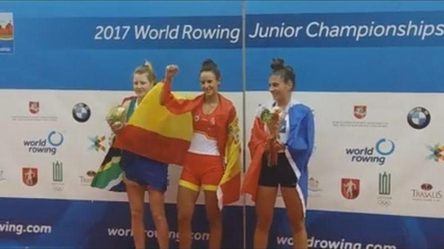 La aragonesa Esther Briz se proclama campeona del mundo júnior de scull