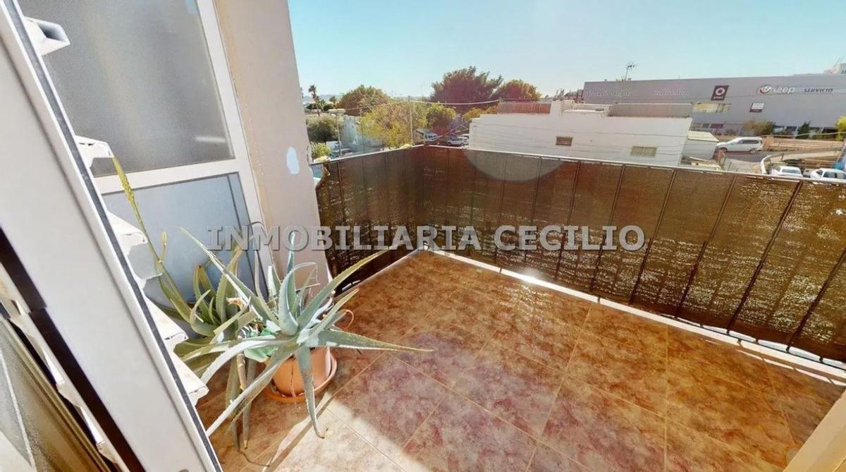 Terraza de la propiedad.