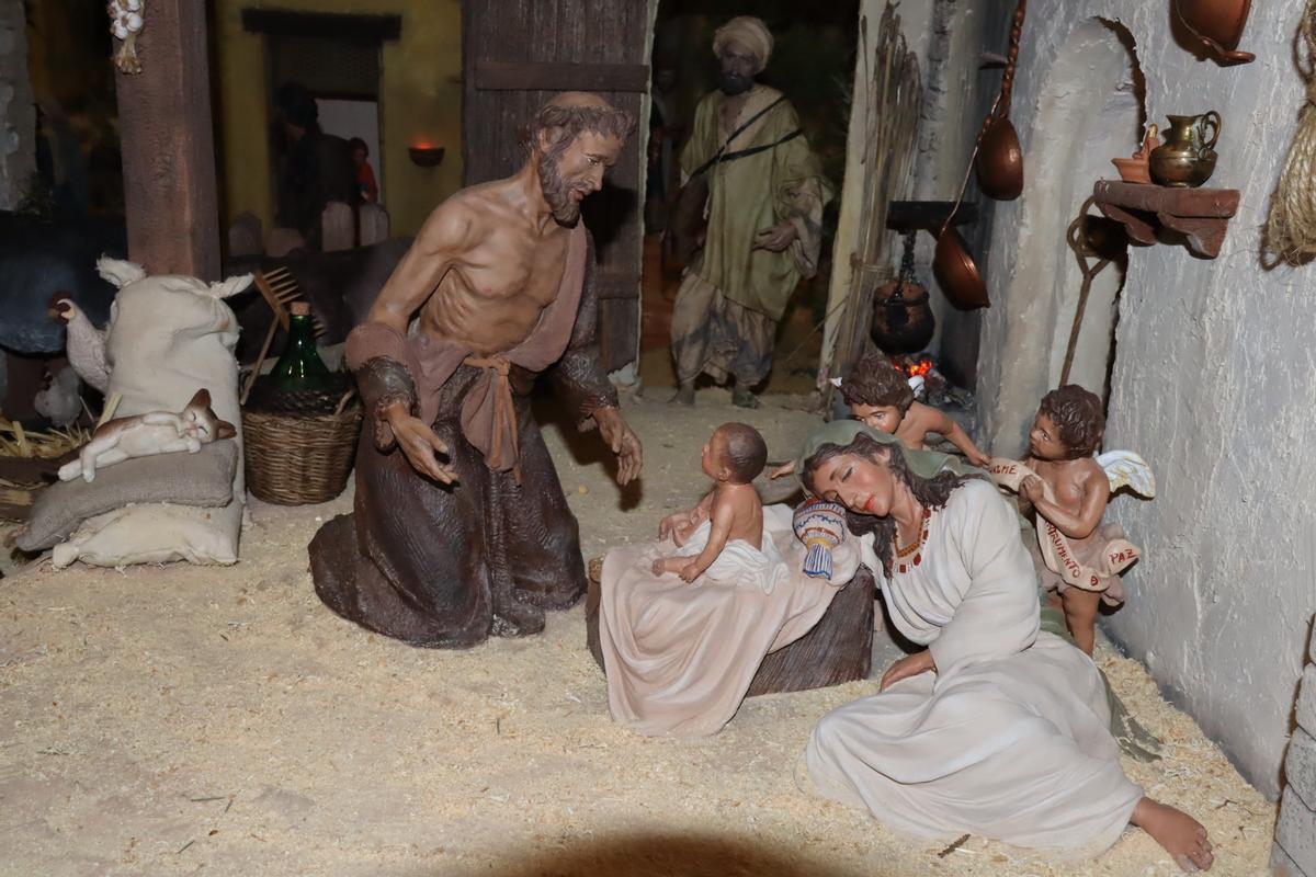Así es el belén del Salón de Cristal en el Ayuntamiento de València