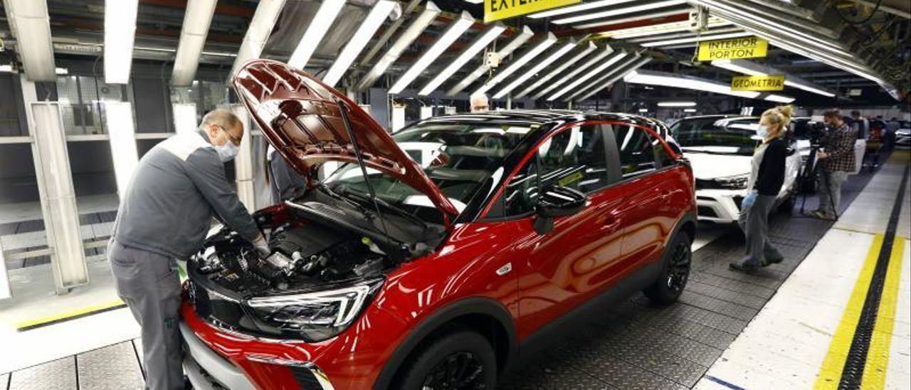 La planta automovilística de Stellantis (PSA/Opel) en Figueruelas, en la que trabajan más de 5.000 personas.