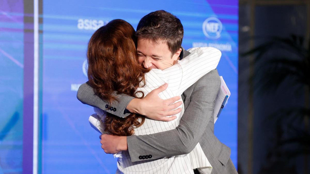 Mónica García e Íñigo Errejón.