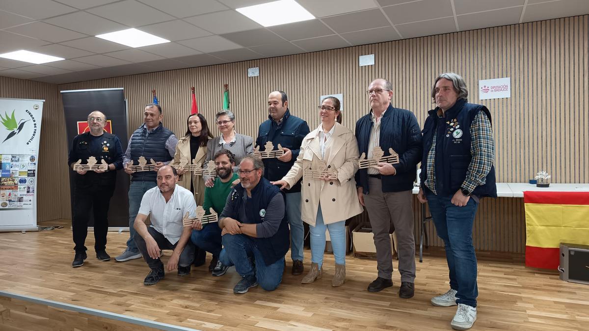 Entrega de premios del Campeonato Ornitológico Regional de Extremadura.