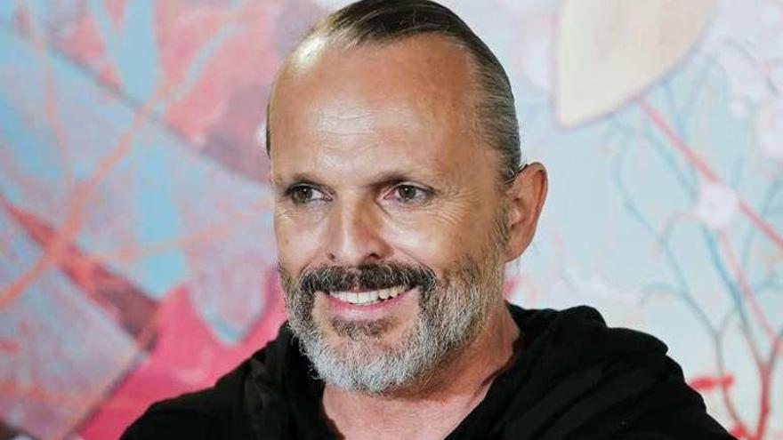 El cantante Miguel Bosé.