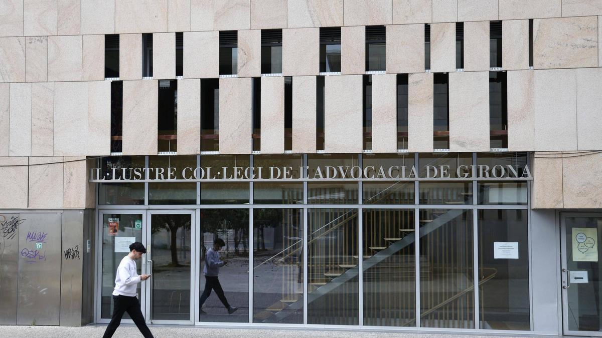 El Col·legi de l'Advocacia de Girona, en una imatge d'arxiu.