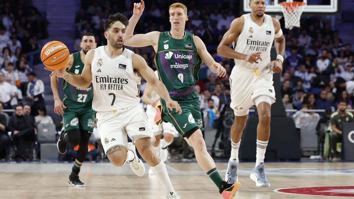 El Madrid 'resucitó' en la segunda parte ante el Unicaja