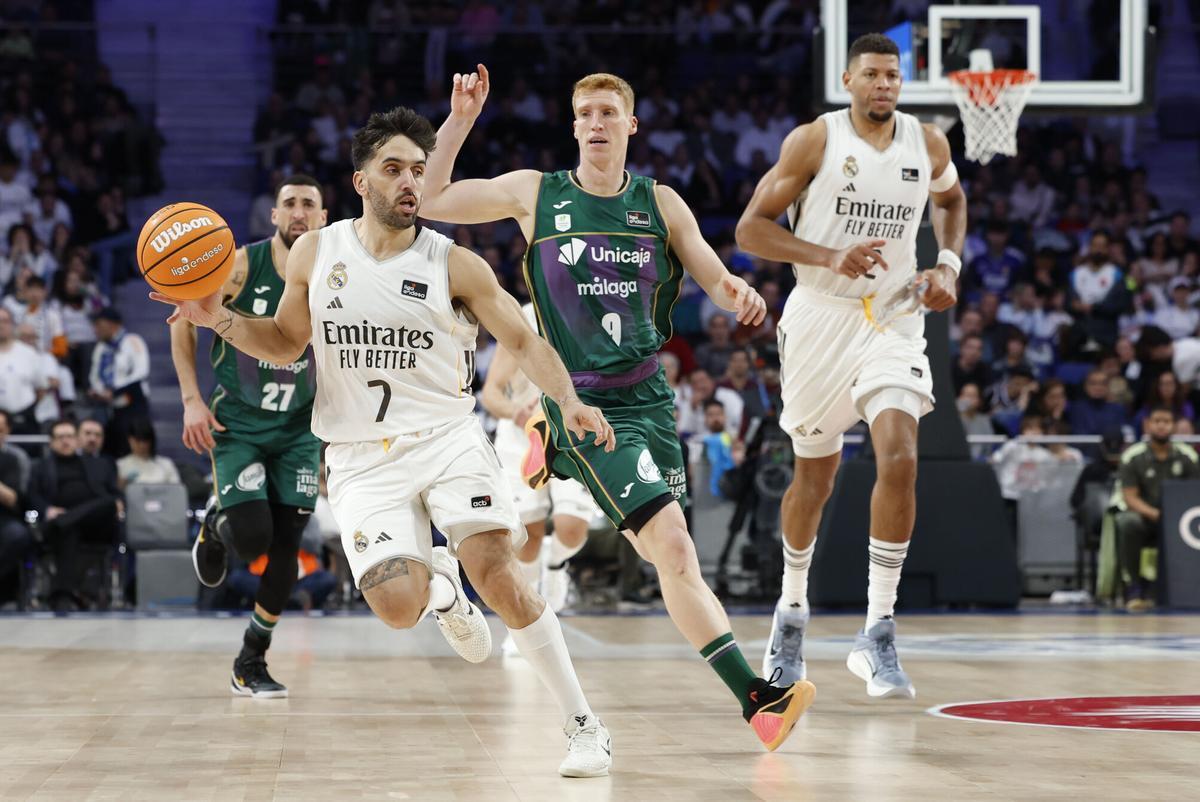 El Madrid 'resucitó' en la segunda parte ante el Unicaja