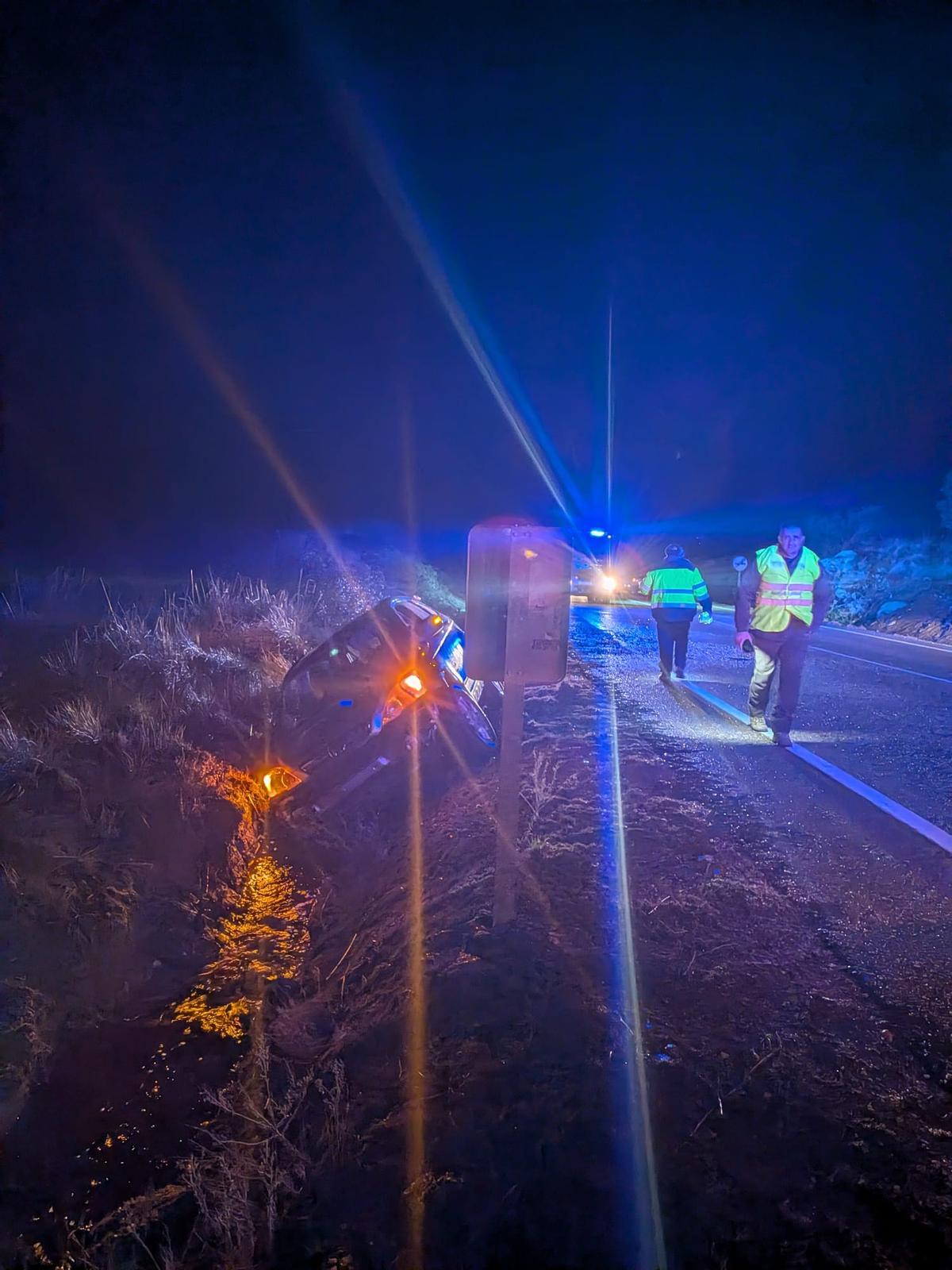 Accidente en la carretera de Pereruela.