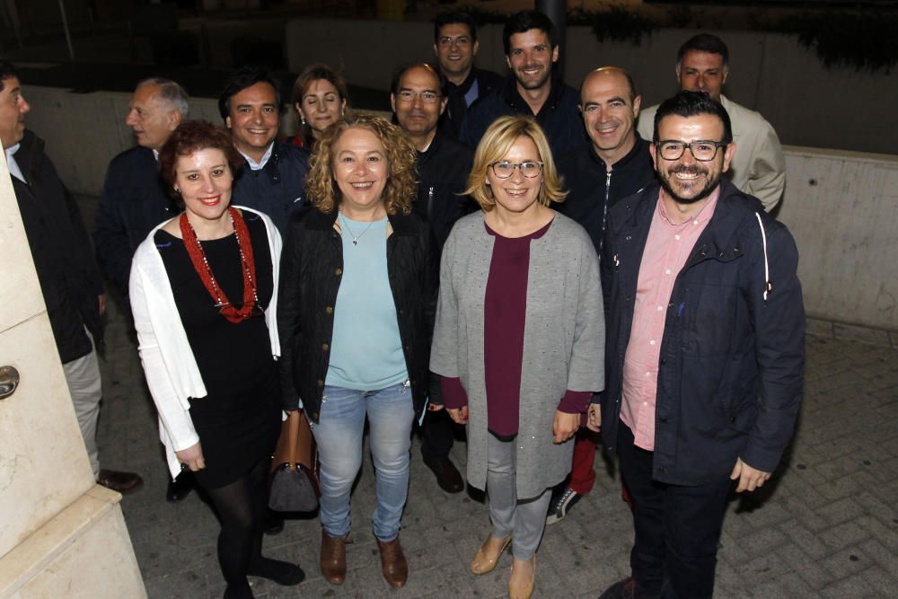 Cena de apoyo a Carmen Contelles en Sedaví