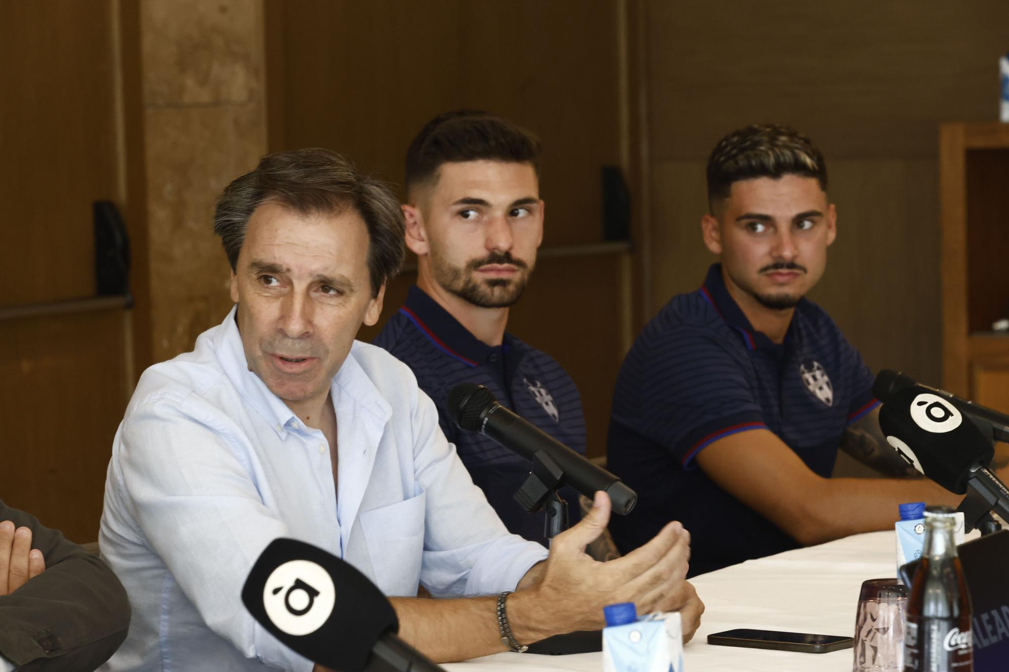 Así ha sido la presentación de los primeros cuatro fichajes del Levante UD