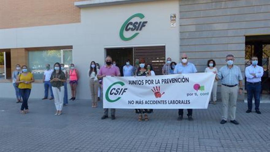 CSIF lamenta el fallecimiento del trabajador de 45 años al caer de una fábrica en Cabra