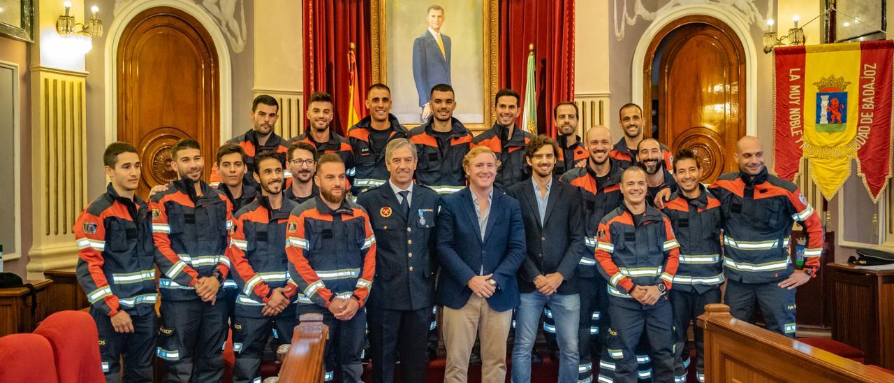 La plantilla de los bomberos de Badajoz se amplía con 17 nuevos efectivos