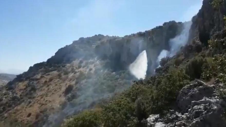 Extinguido un incendio en la Sierra de la Lastra de Luque