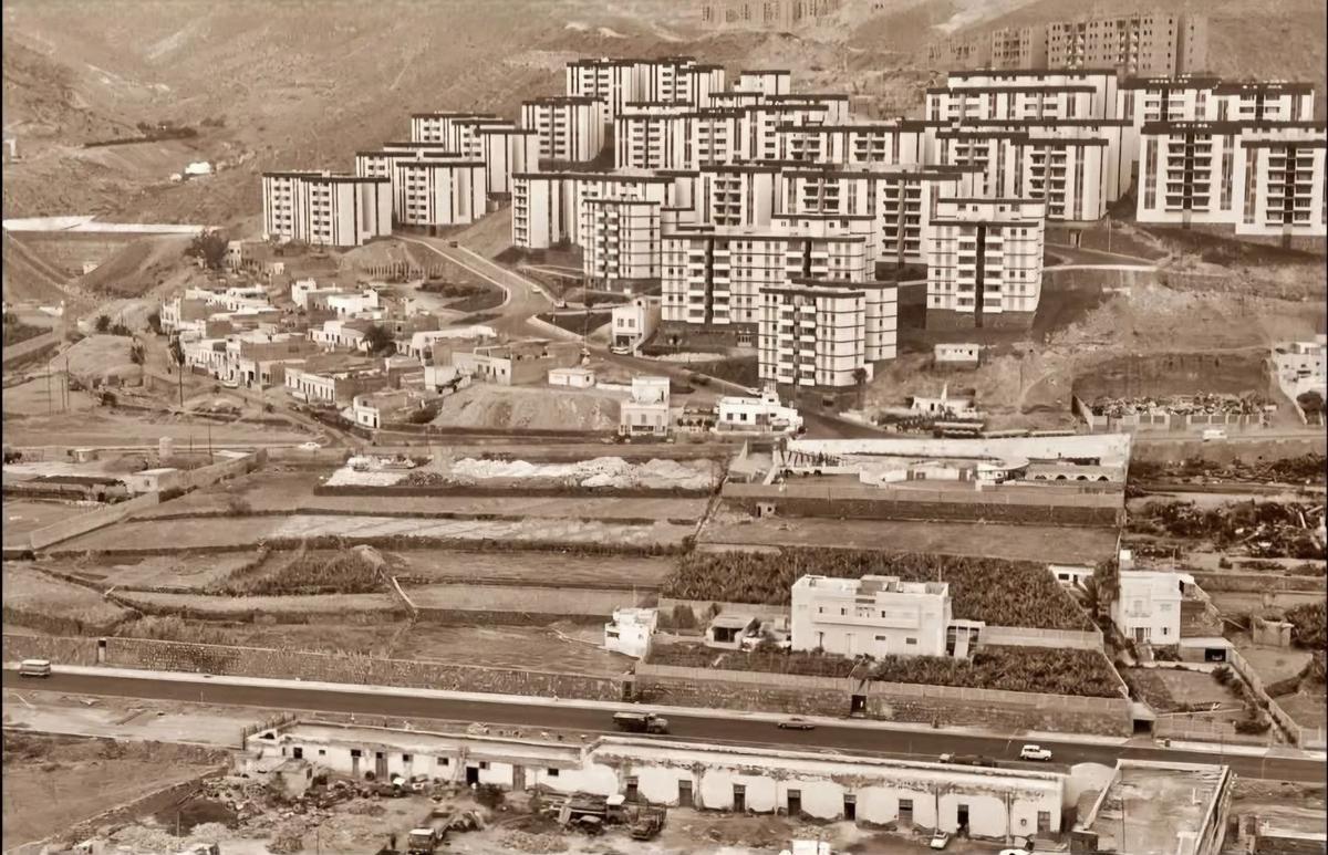 Vista de Casablanca I en los años 70.