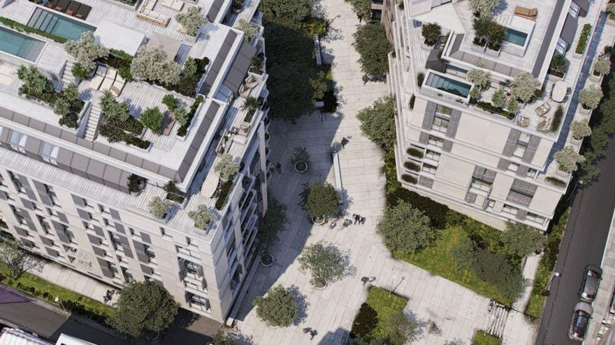 Así lucirá la nueva plaza pública en María Berdiales