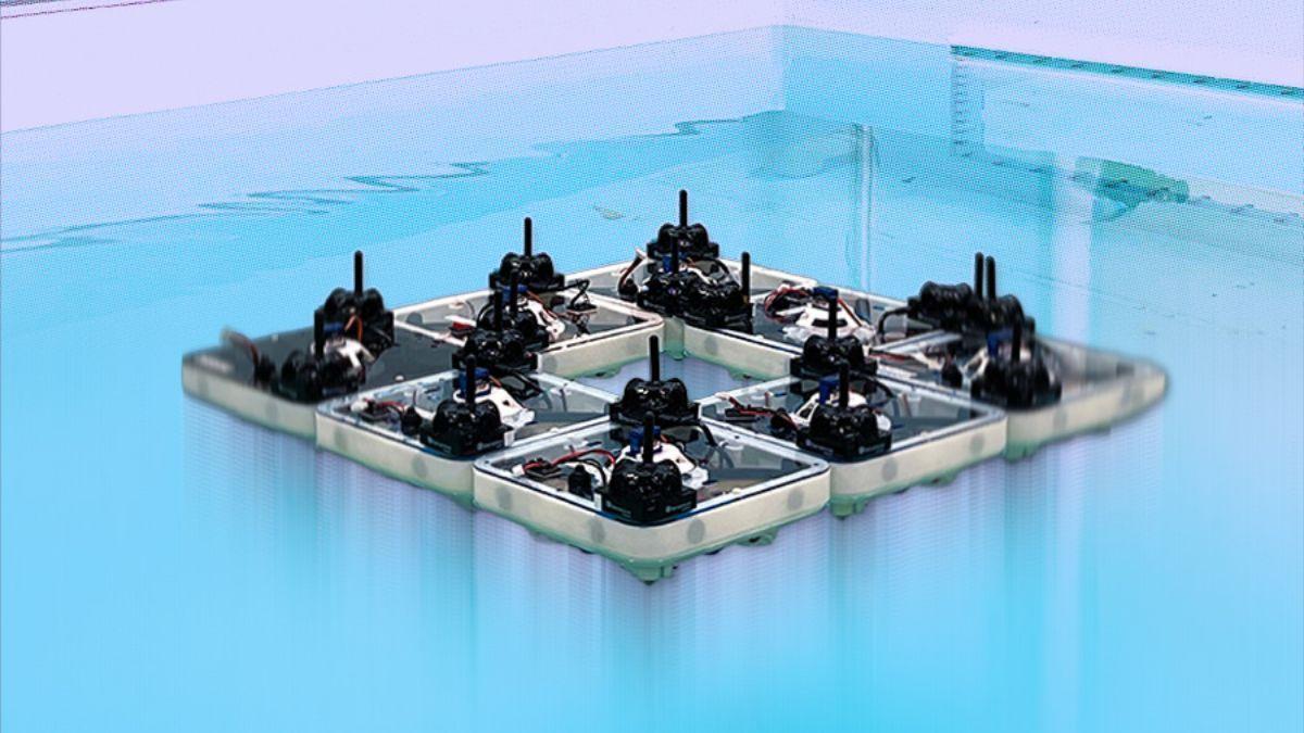 Barcos robot en miniatura convierten el agua en una infraestructura inteligente.