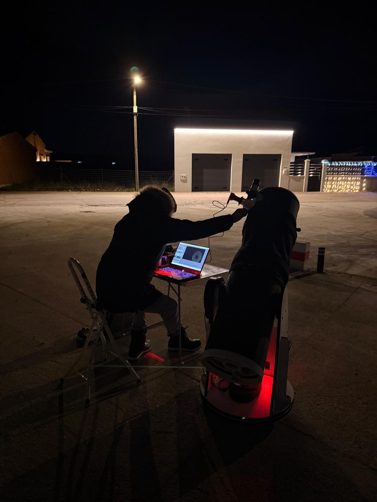La observación astronómica en Arcos de la Polvorosa, en imágenes
