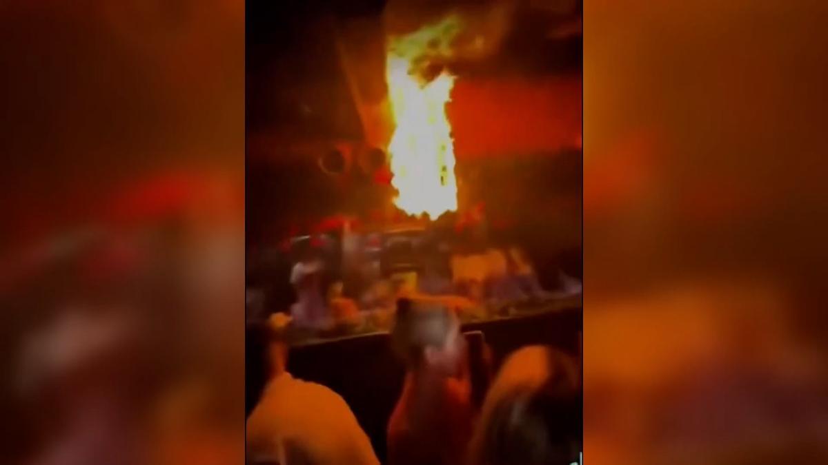 Las imágenes más impactantes del incendio en la estación de esquí suiza durante la fiesta de Año Nuevo