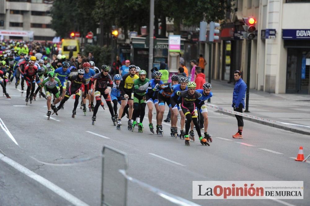 Murcia Maratón. Salida patinadores