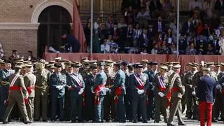 Todo listo para una nueva jura de bandera de Felipe VI en Zaragoza