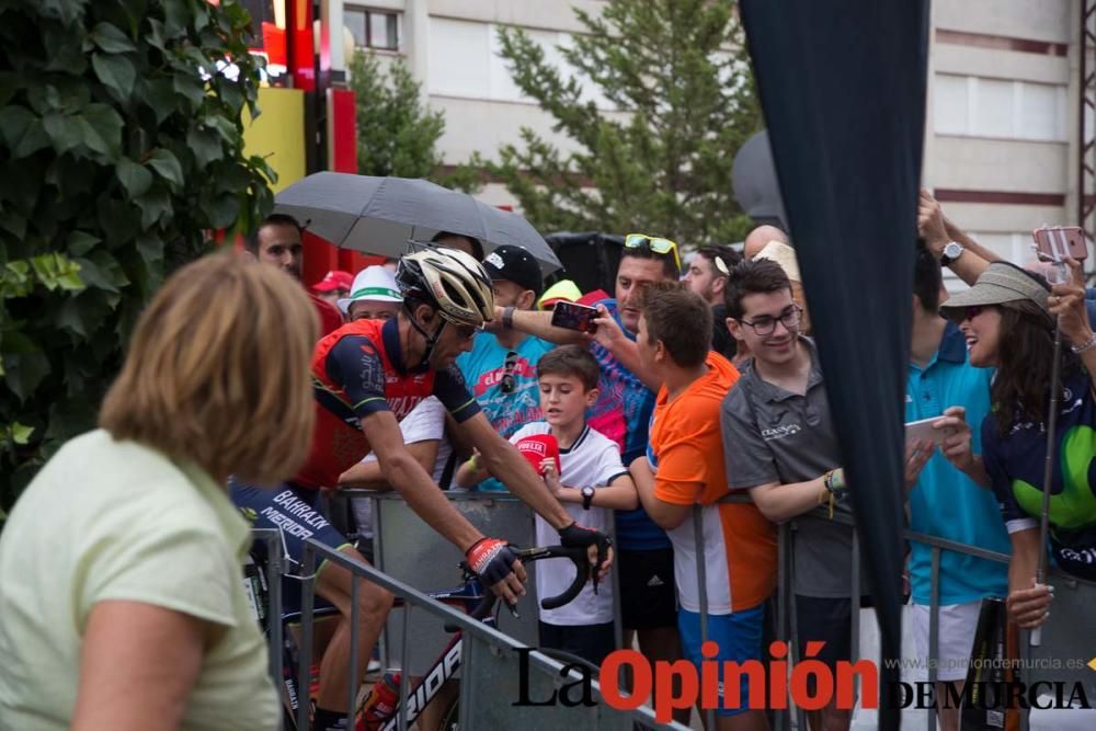 Vuelta ciclista a España: Salida en Caravaca