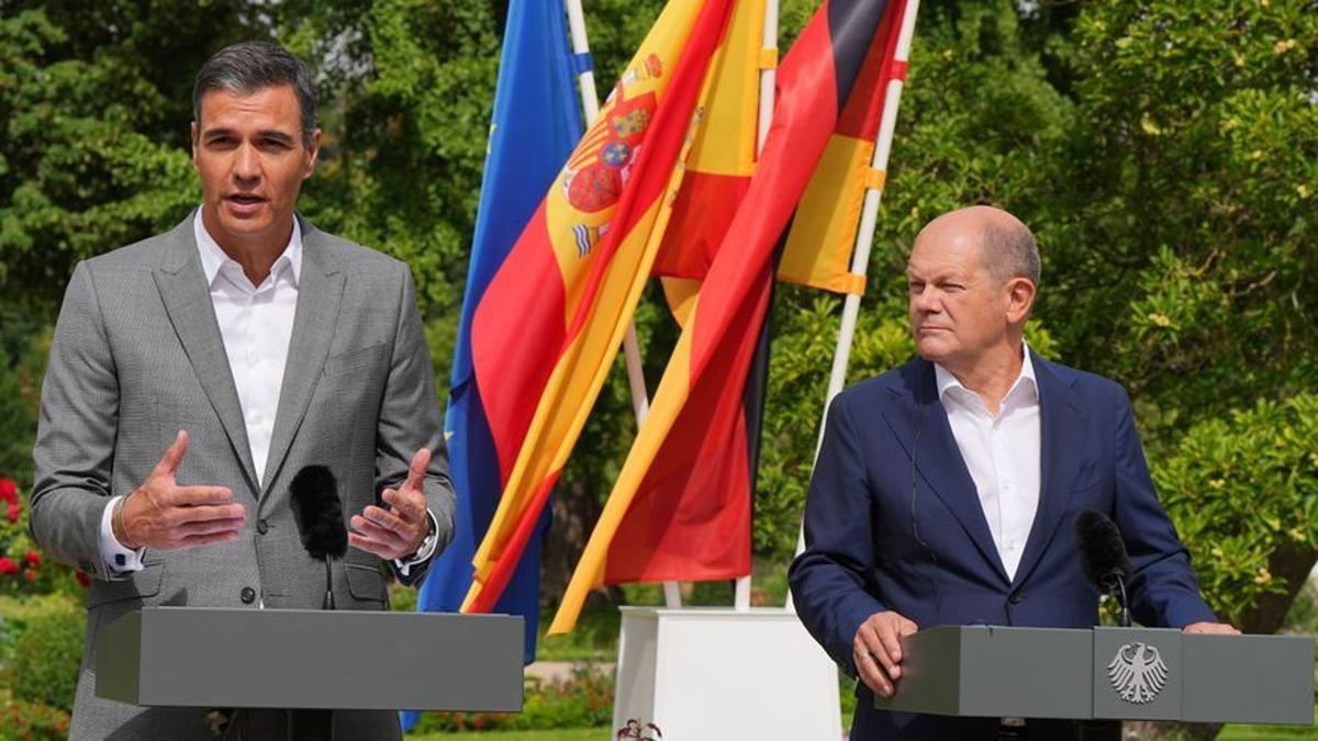 Sánchez y Scholz defienden la interconexión energética de Europa a través de España.