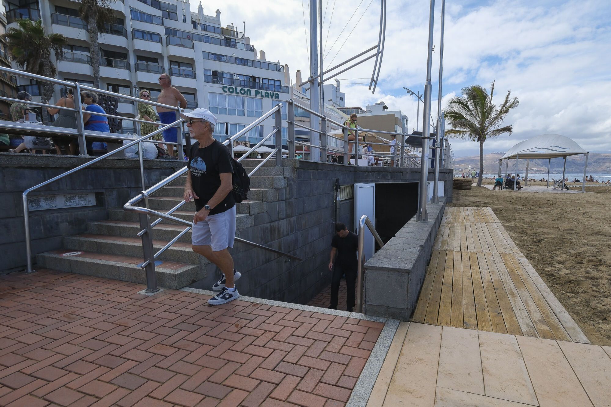 Balneario de la calle Gomera, en la playa de Las Canteras