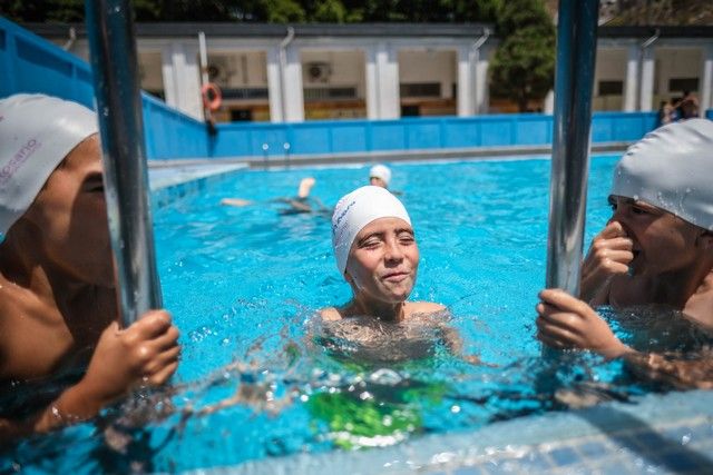 Campamento de verano con la participación de 150 niños en el Colegio Miguel Pintor