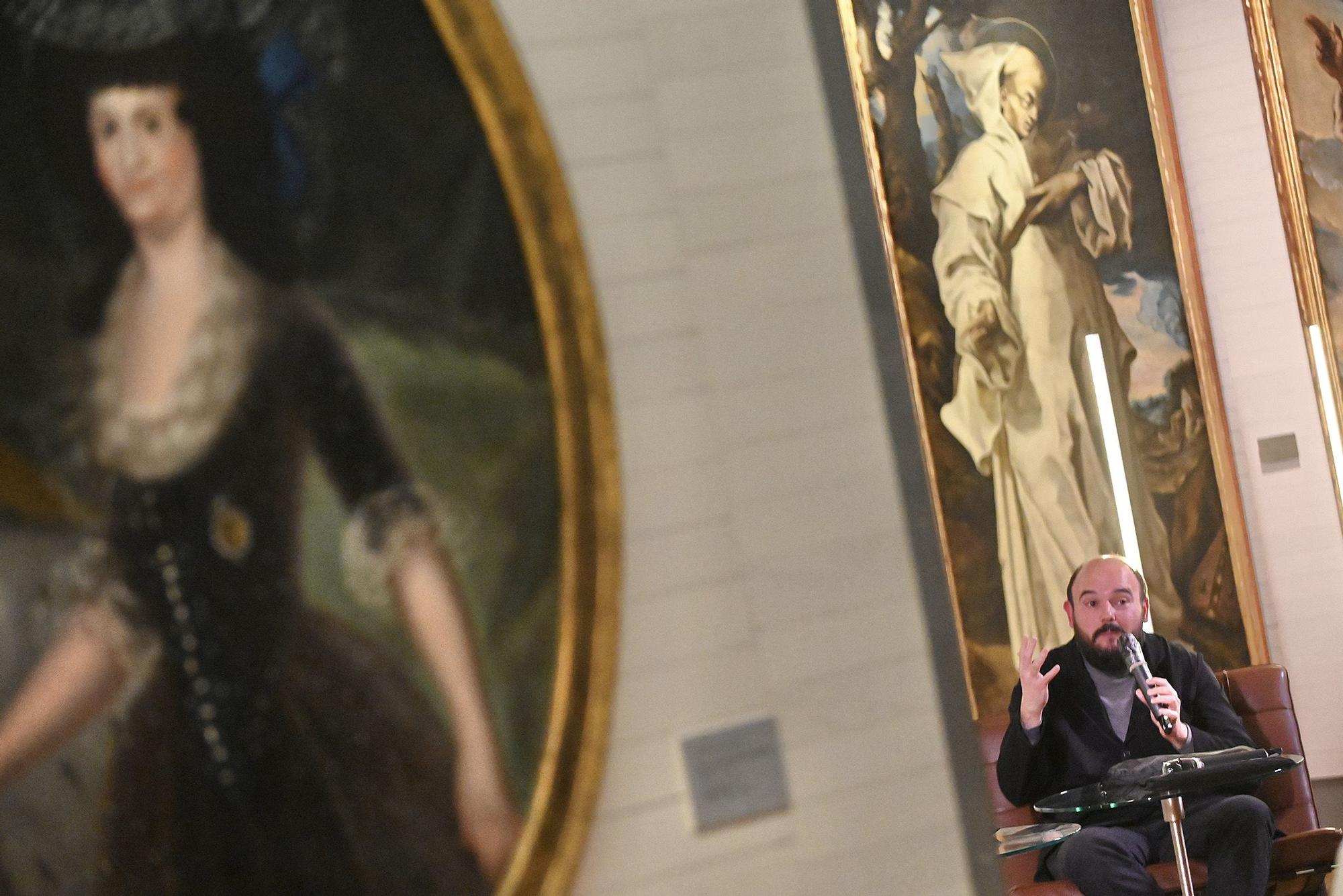 Niño de Elche habla de su arte y su cante en el Museu de Belles Arts de Castelló