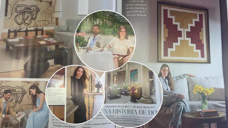Fernando Palazuelo y su apuesta por Cáceres: posado con su esposa en el Hilton de Godoy para Hola Living