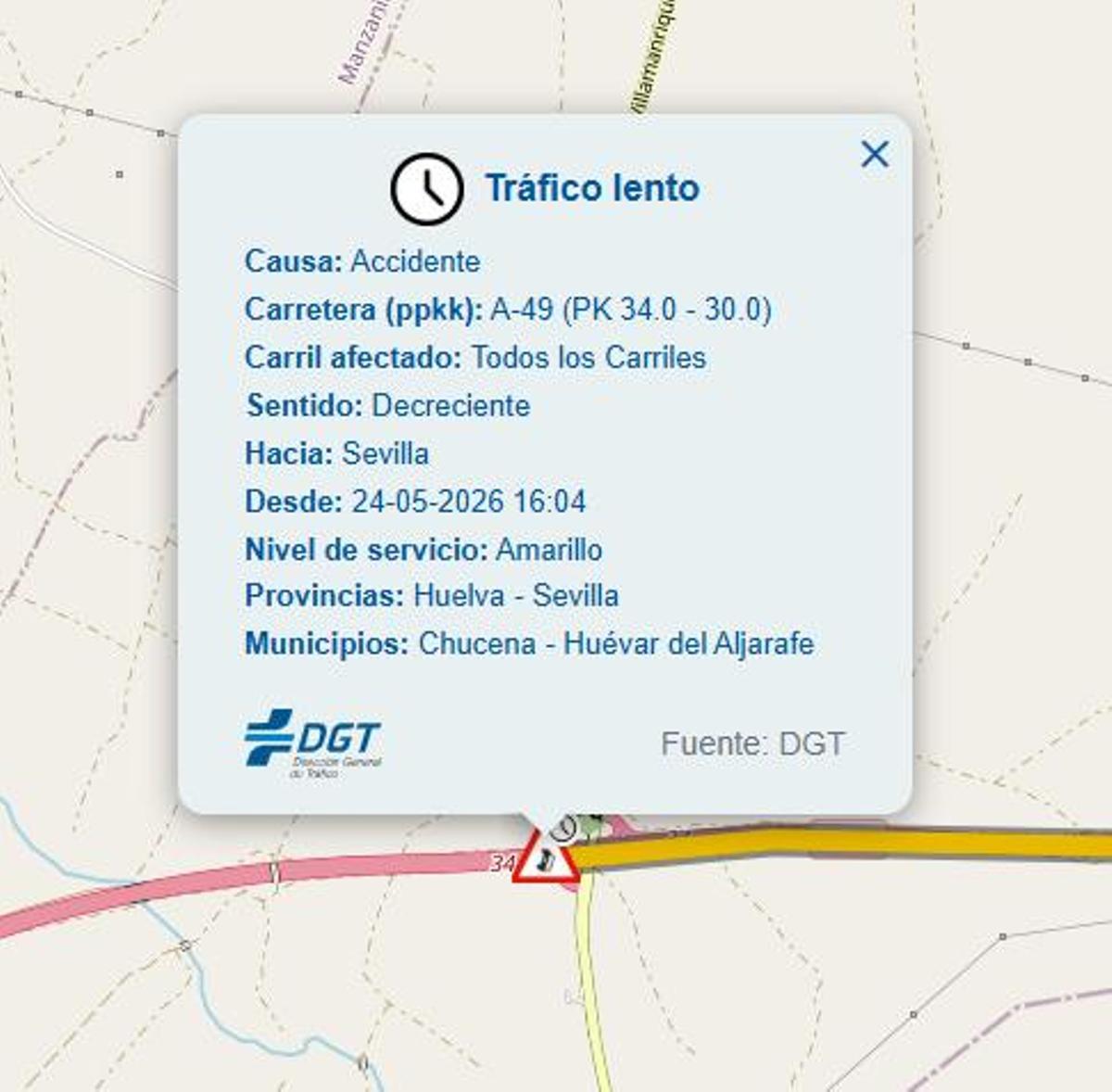 Aviso de la DGT