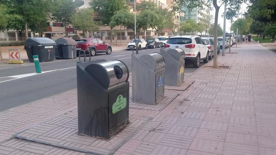 Castelló entfernt bereits die unterirdischen Container und widmet deren Platz diesen drei Verbesserungen im öffentlichen Raum