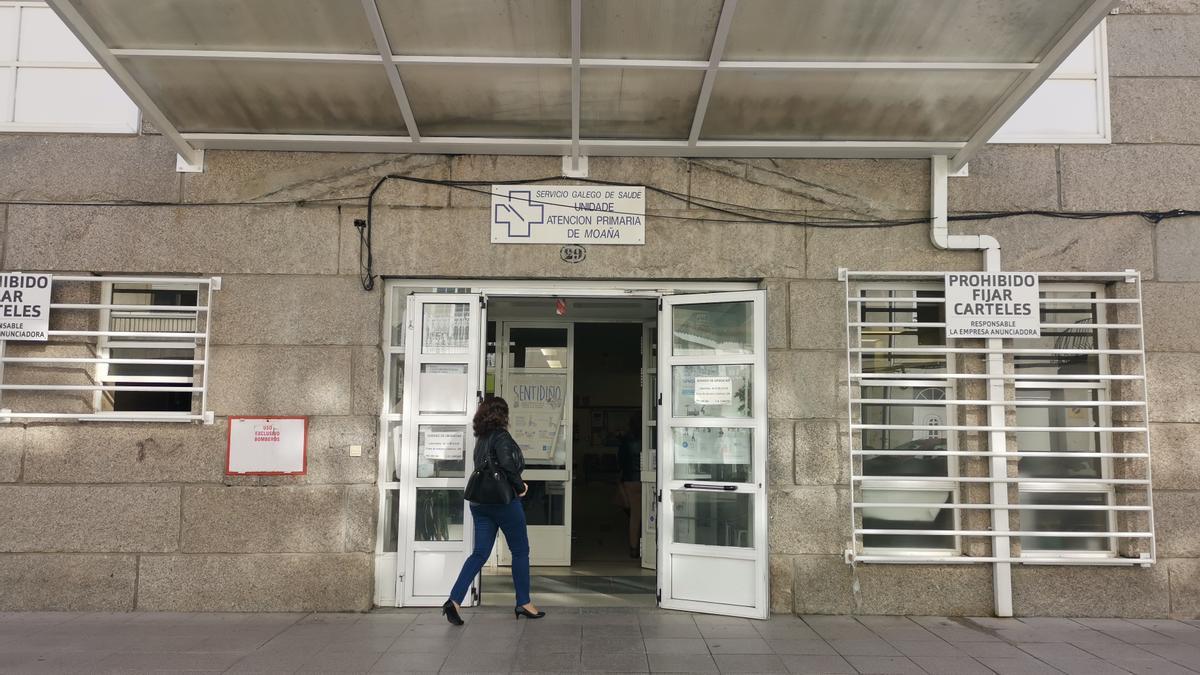Acceso a un centro de Atención Primaria en Galicia.