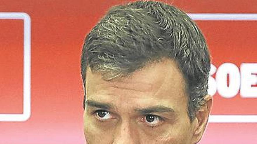 Sánchez llama al PSOE a cerrar filas sobre el conflicto catalán