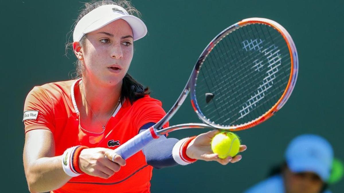 Christina McHale, en el encuentro ante Beck