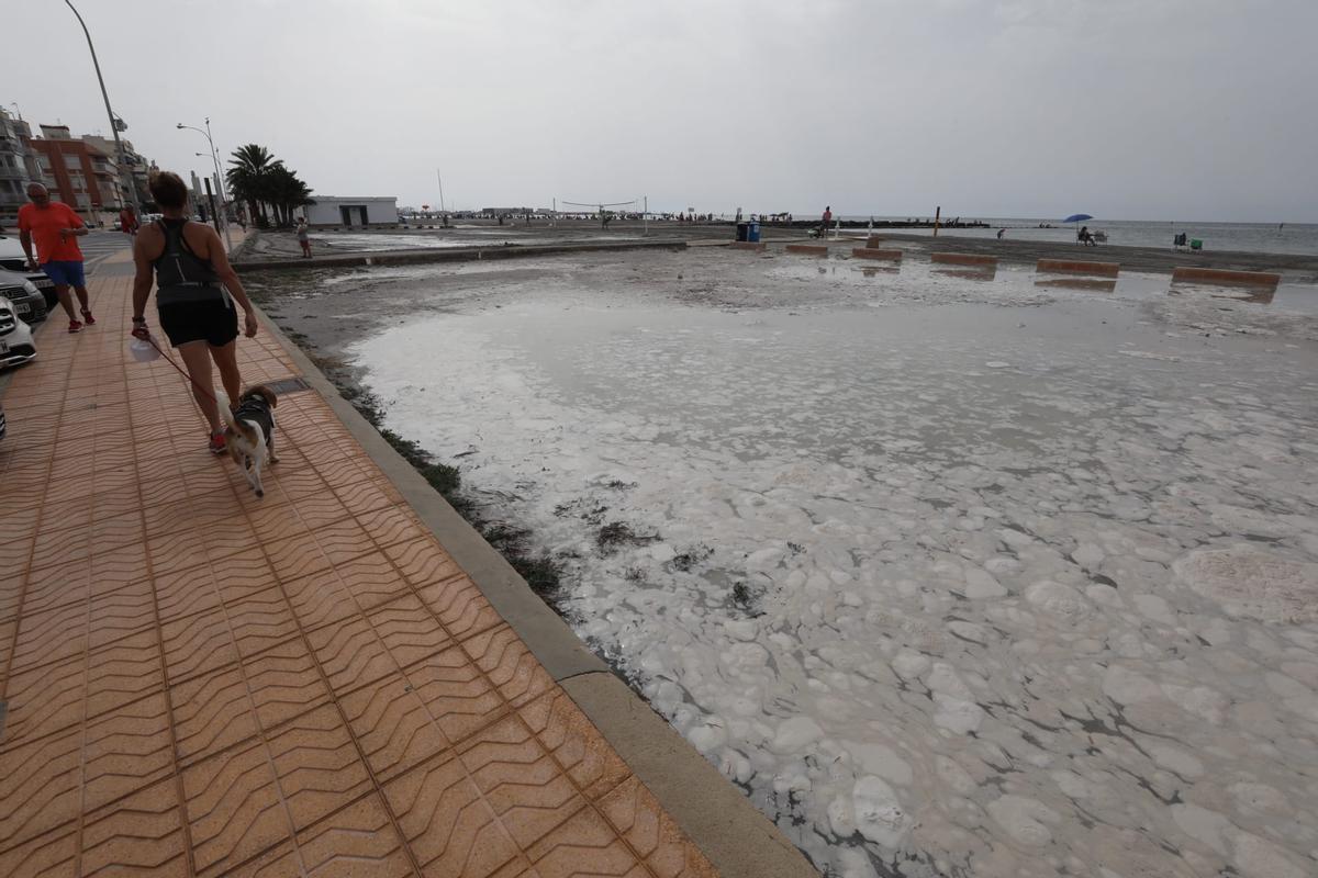 Los efectos del pequeño "tsunami" en Santa Pola