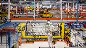 Interior de la factoría de Tofas en la localida de Bursa,donde fabricarán furgonetas de Stellantis