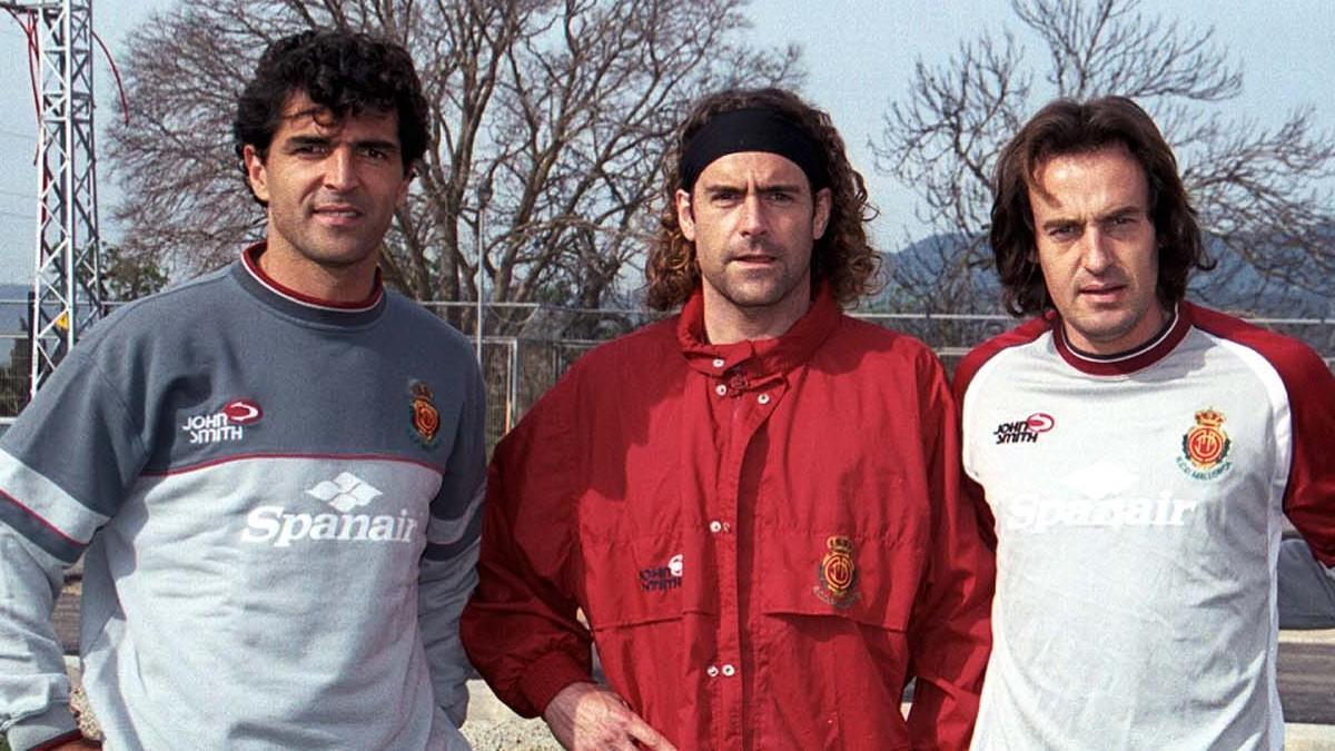 Carreras Nadal y Soler en su etapa en el Mallorca