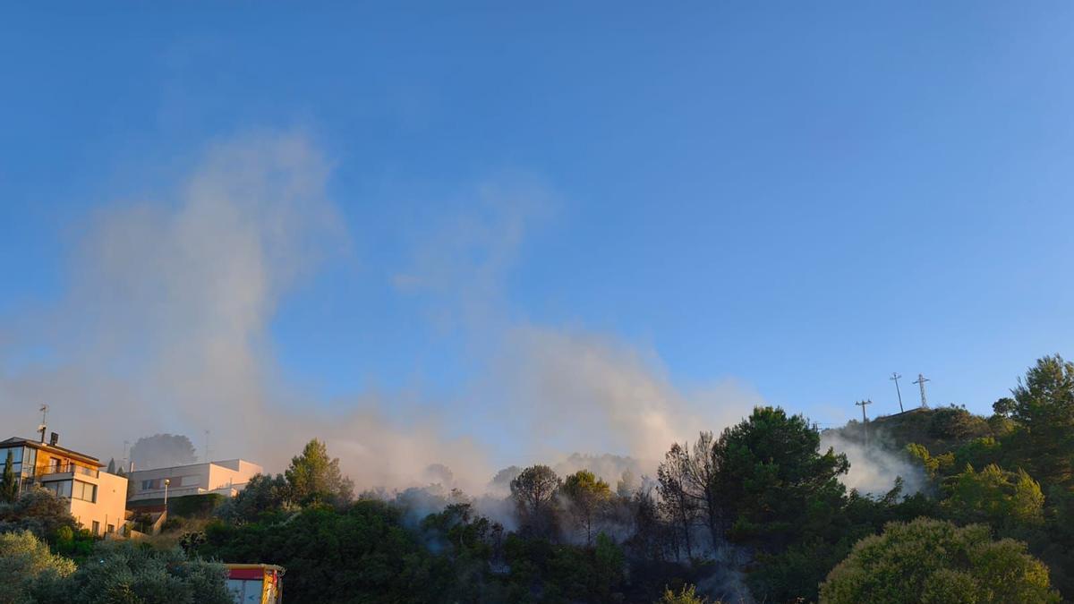 Incendi a Figueres.