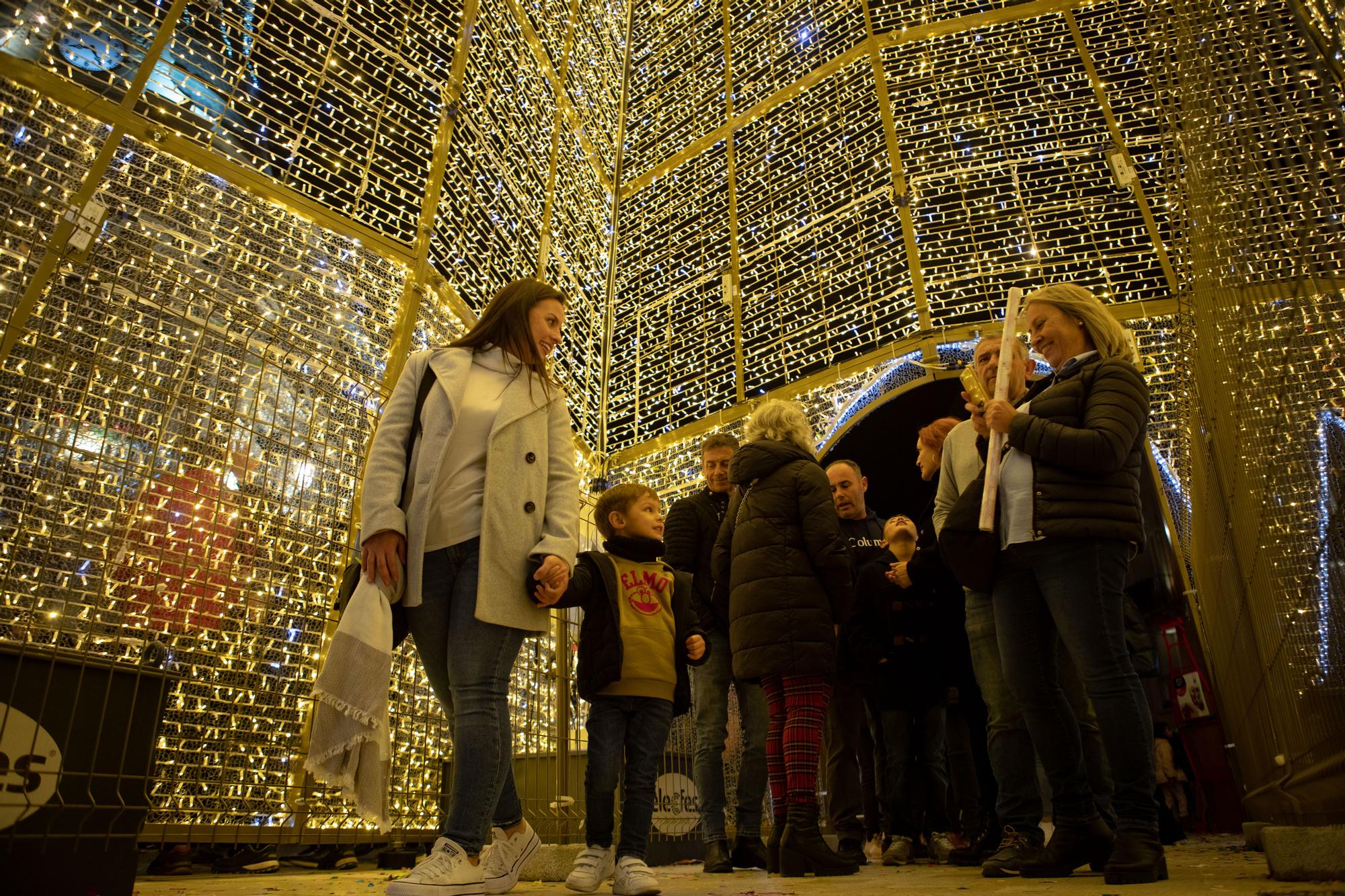 Encendido navideño en Cartagena