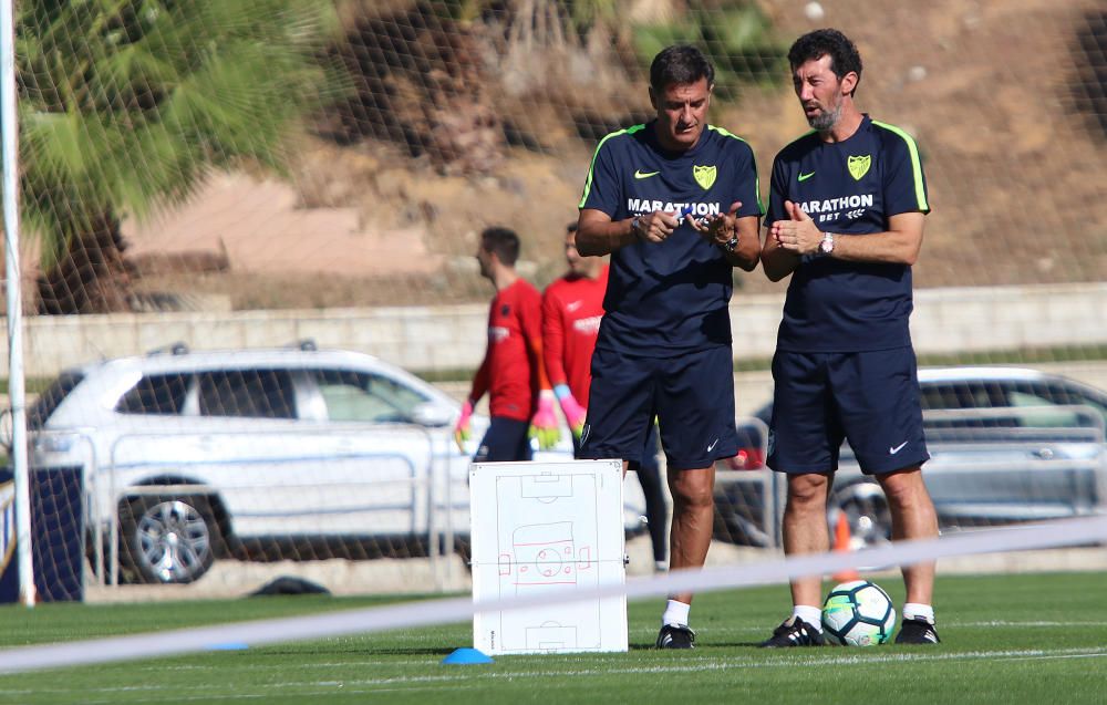 La plantilla blanquiazul vuelve al trabajo para preparar su próximo encuentro, ante el CD Leganés