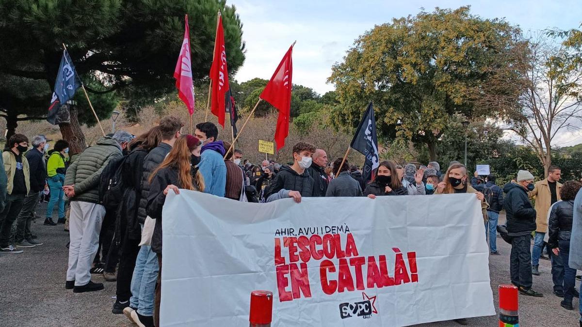 Concentración en Canet de Mar