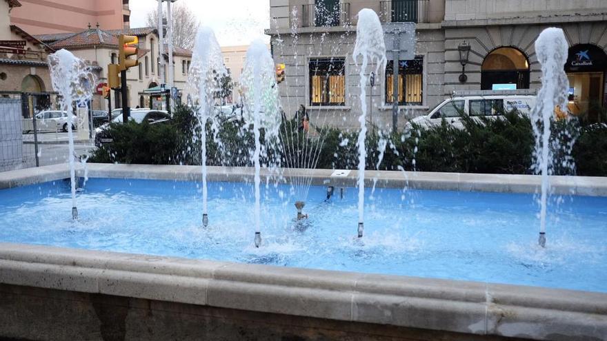 La font de la plaça de la Palmera.