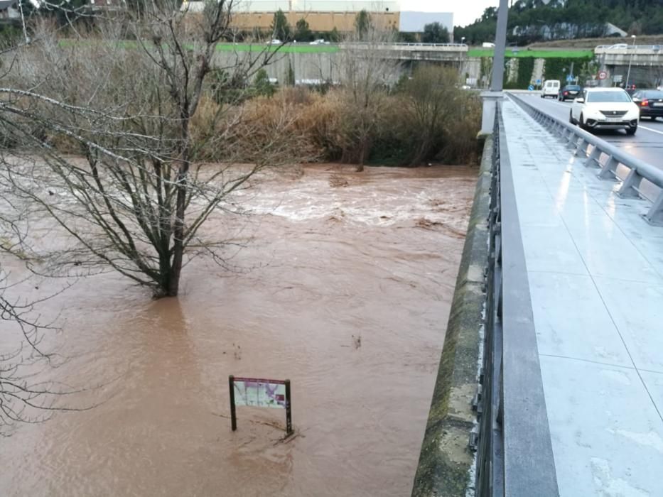 La pluja fa créixer el cabal dels rius a la Catalu