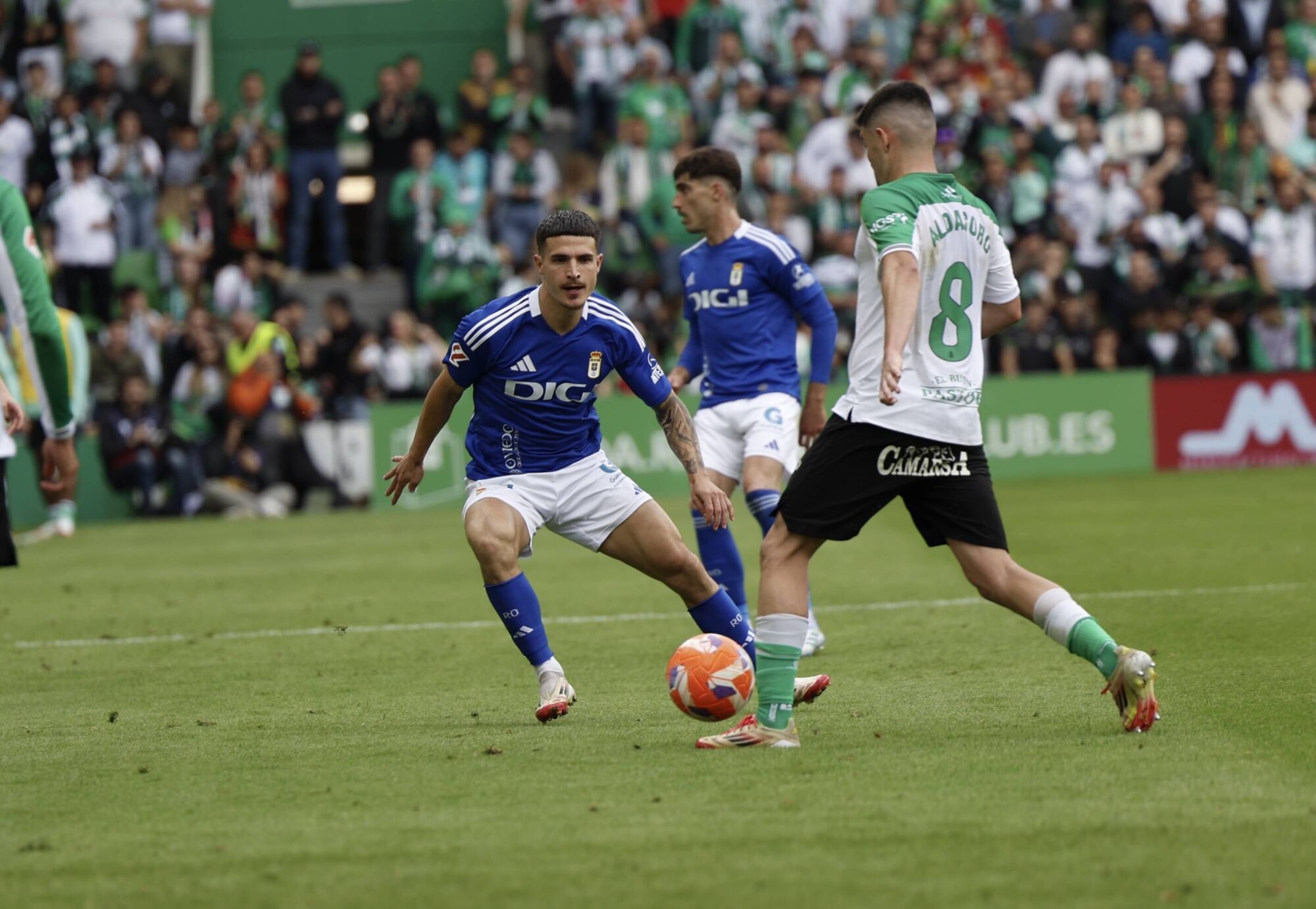 Así fue el partido entre el Real Oviedo y el Racing de Santander