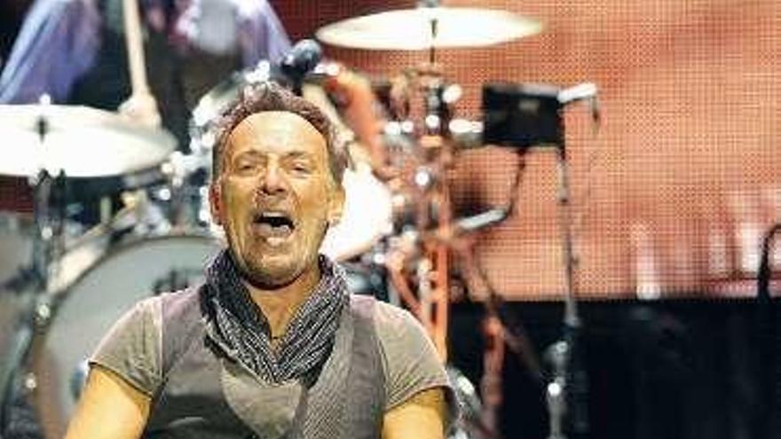 Springsteen, durante el concierto.