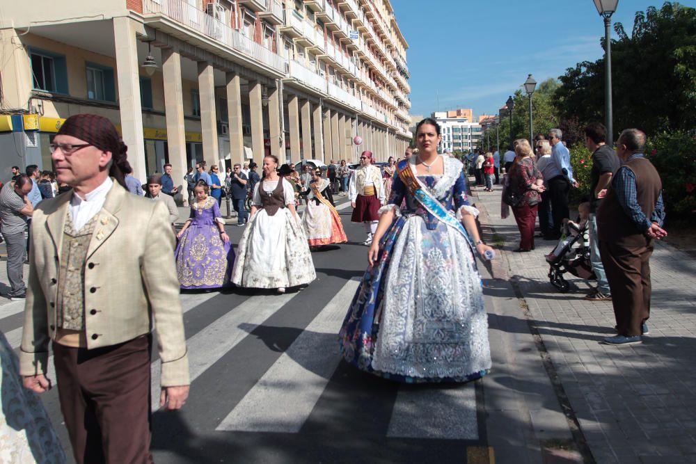 Homenaje a la Senyera de la agrupación de Fallas del Marítim